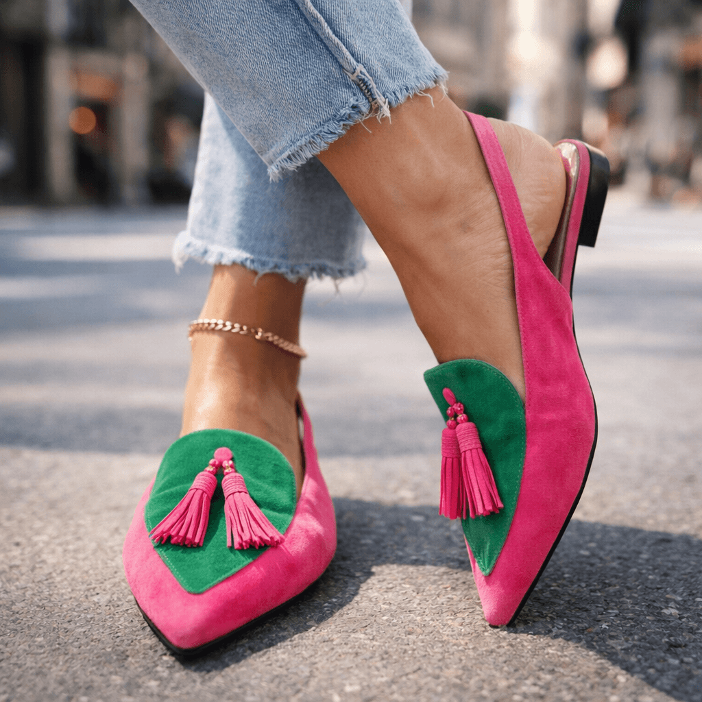 ELIZA TASSEL STRAP SANDALS