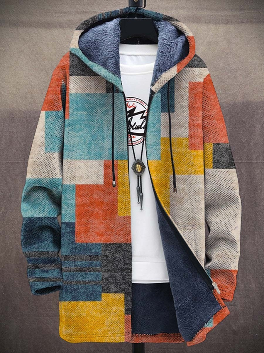 Artful Hooded Cardigan