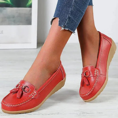 CLAIRE LEATHER LOAFERS