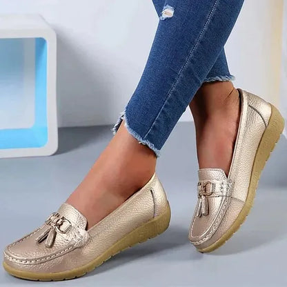 CLAIRE LEATHER LOAFERS
