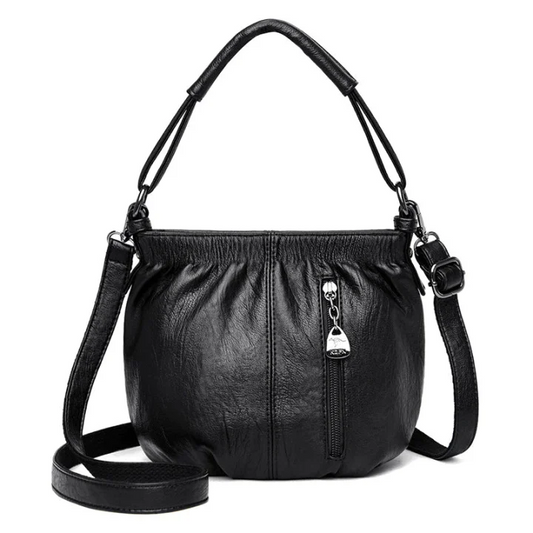Sofia Leather Bucket Bag