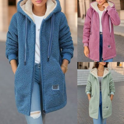 Women's Warm and Thick Faux Lambswool Winter Coat