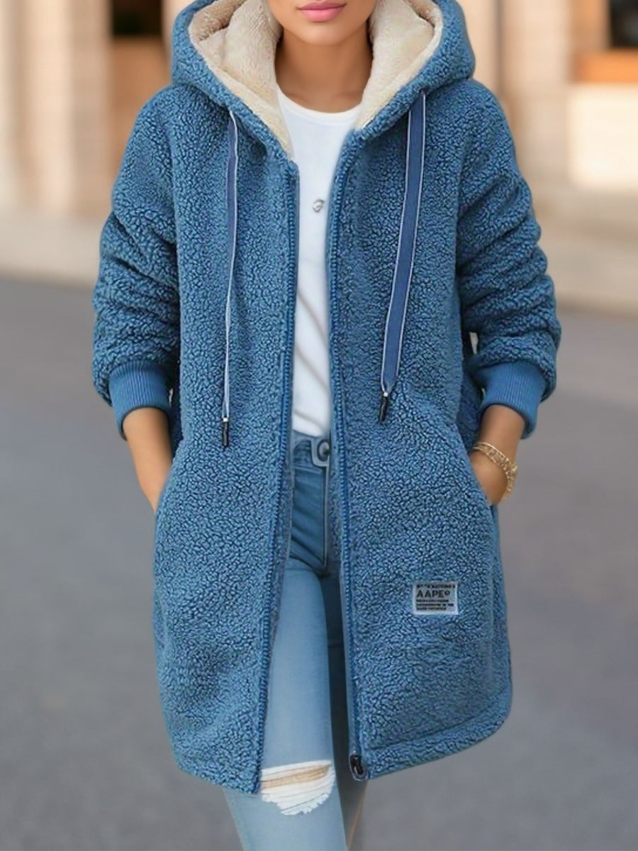 Women's Warm and Thick Faux Lambswool Winter Coat