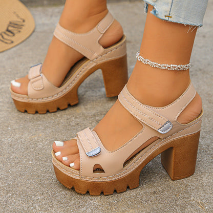 SCARLETT VELORA PLATFORM SANDALS