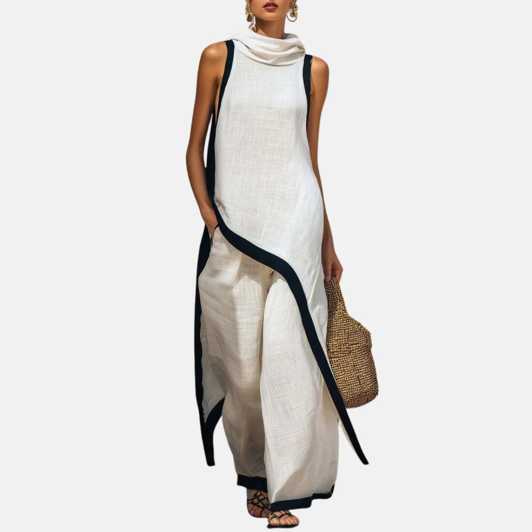 ELEANOR LONG TUNIC & WIDE-LEG SET