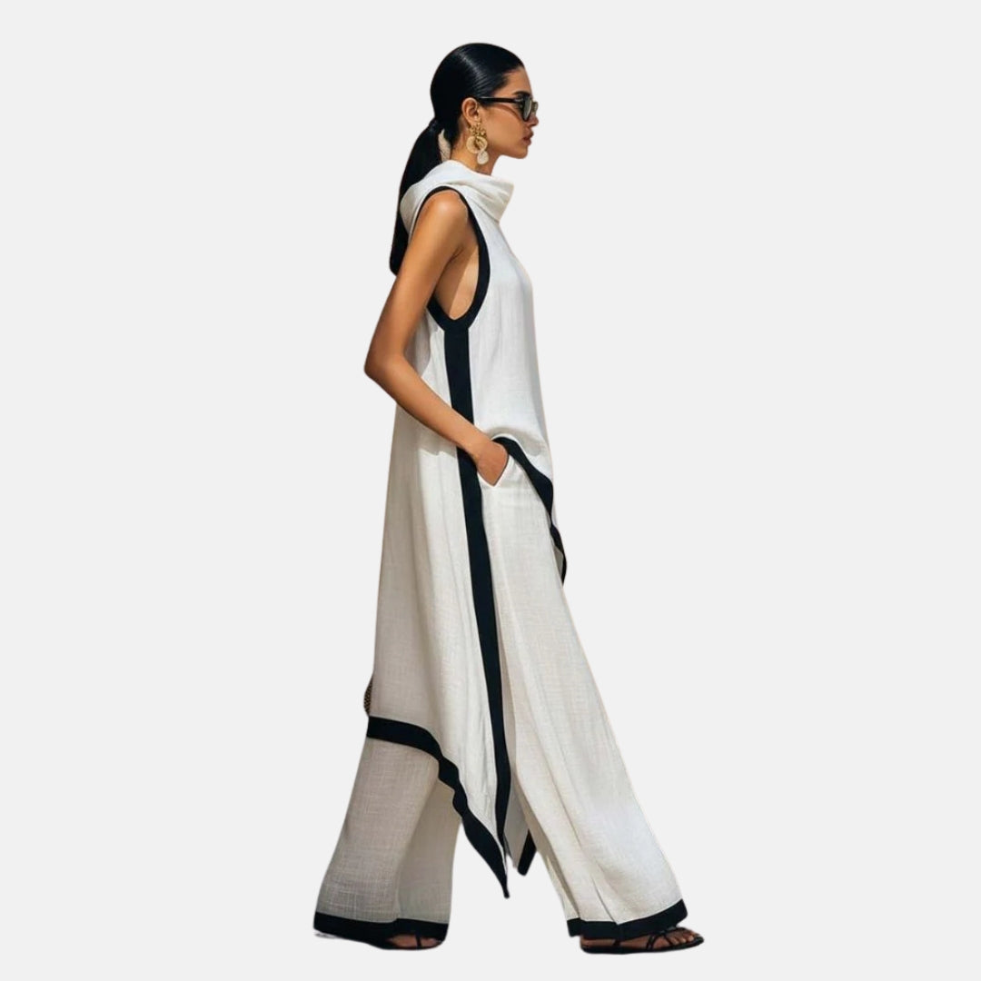 ELEANOR LONG TUNIC & WIDE-LEG SET