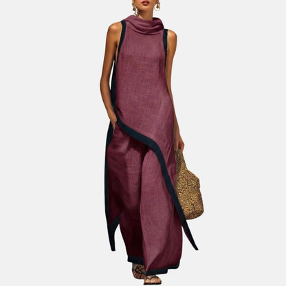 ELEANOR LONG TUNIC & WIDE-LEG SET