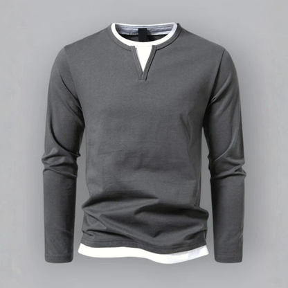 Elio Classic Long‑Sleeve Tee