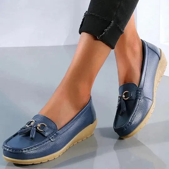 CLAIRE LEATHER LOAFERS