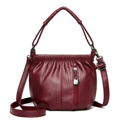 Sofia Leather Bucket Bag