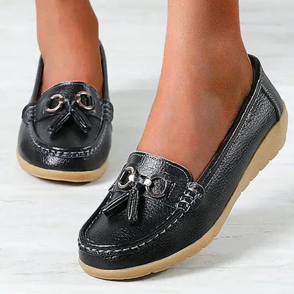 CLAIRE LEATHER LOAFERS
