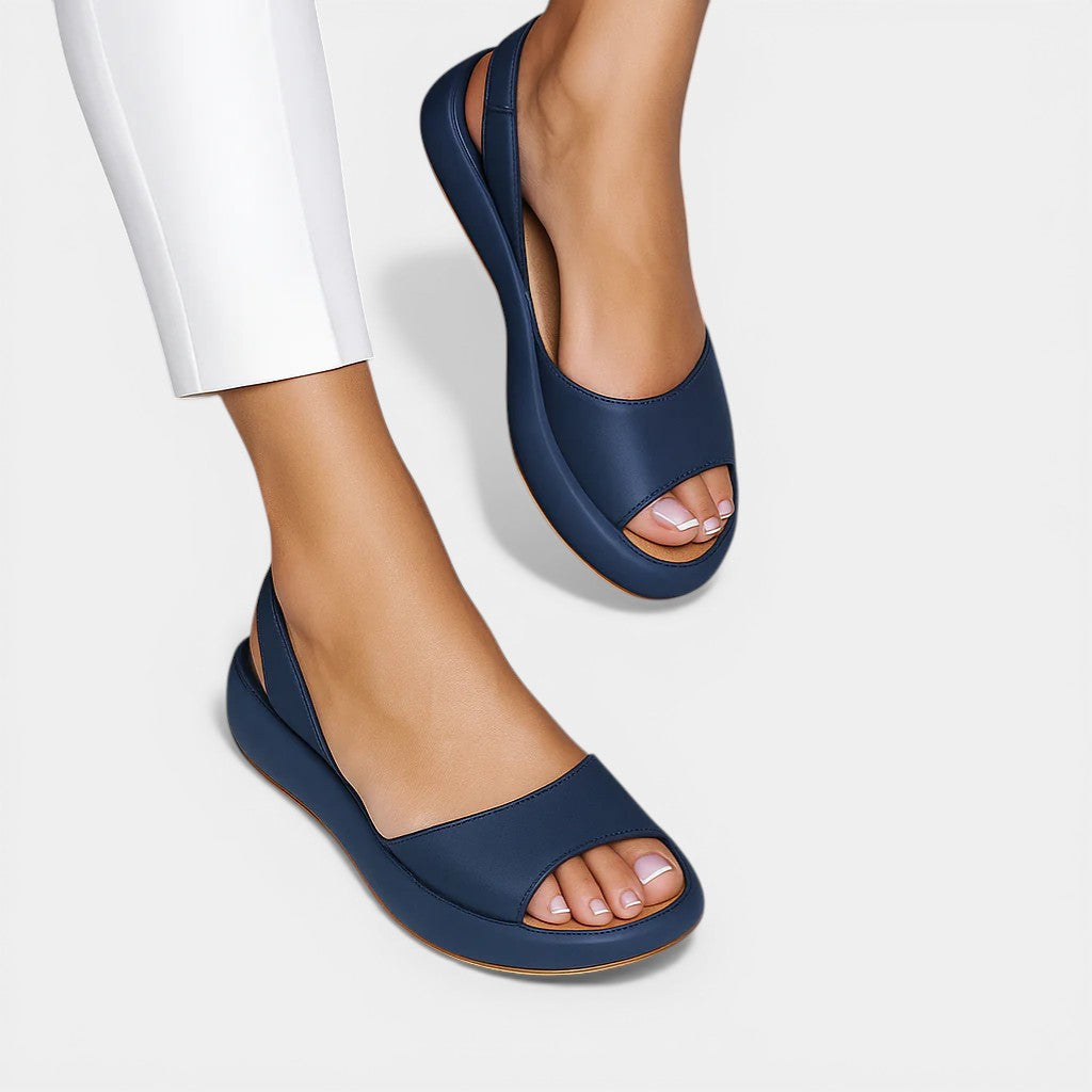 GLENDA - ORTHOPEDIC SLIP-ON OPEN TOE SANDALS