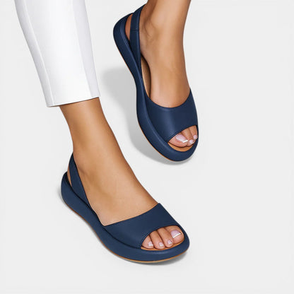 GLENDA - ORTHOPEDIC SLIP-ON OPEN TOE SANDALS