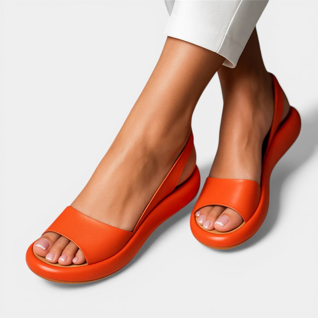 GLENDA - ORTHOPEDIC SLIP-ON OPEN TOE SANDALS