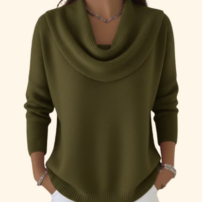 MADELINE COLLARED ELEGANCE SWEATER