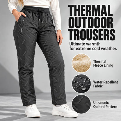 Unisex Fleece-Lined Thermal Outdoor Pants
