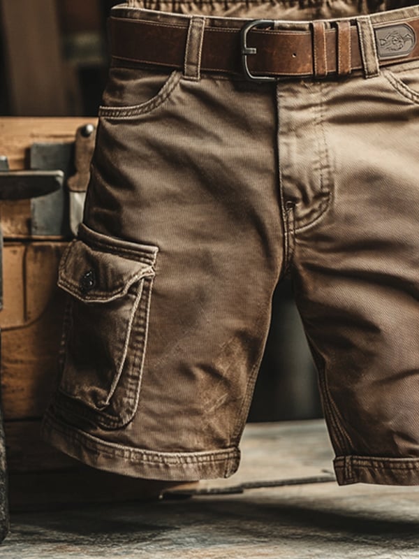 CAZARO RETRO CARGO SHORTS