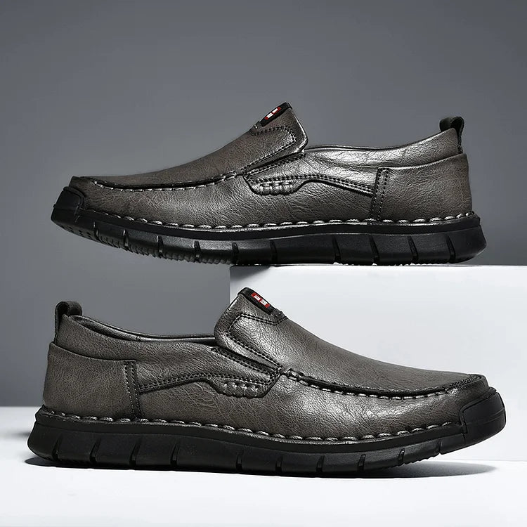 MONTELLO – ELEGANT LEATHER SLIP‑ON SHOES