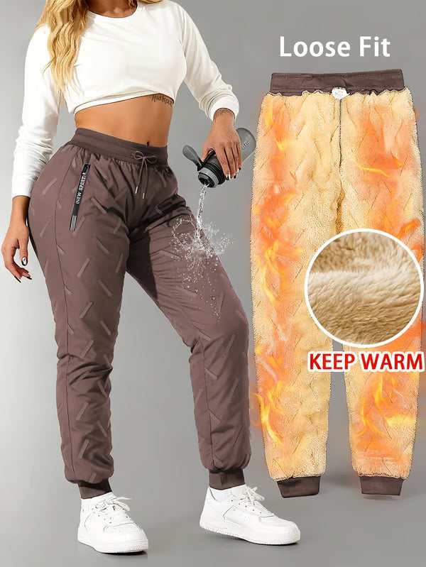Unisex Fleece-Lined Thermal Outdoor Pants
