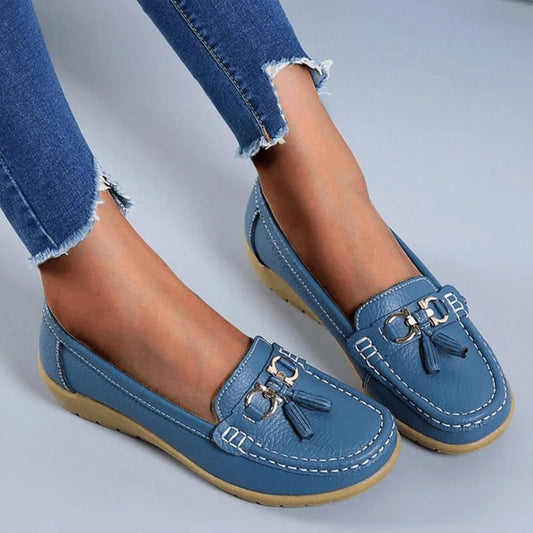 CLAIRE LEATHER LOAFERS