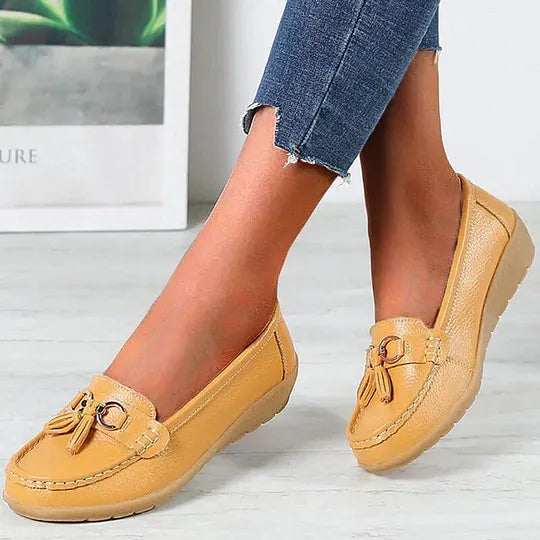 CLAIRE LEATHER LOAFERS
