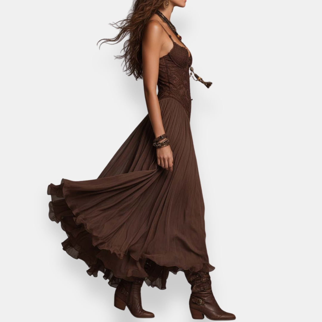 SCARLETT BOHO LACE DRESS