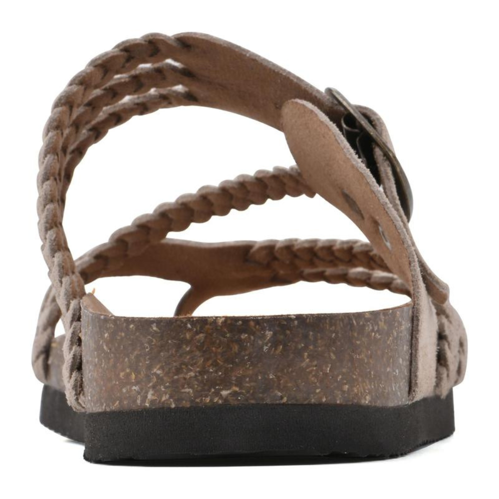 ADRIANA I BRAIDED CORK SANDALS