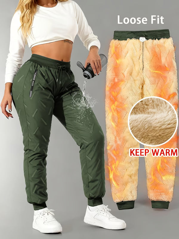 Unisex Fleece-Lined Thermal Outdoor Pants