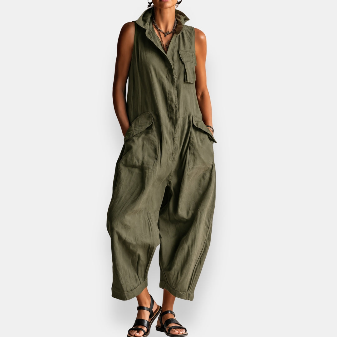 HARPER SLEEVELESS JUMPSUIT