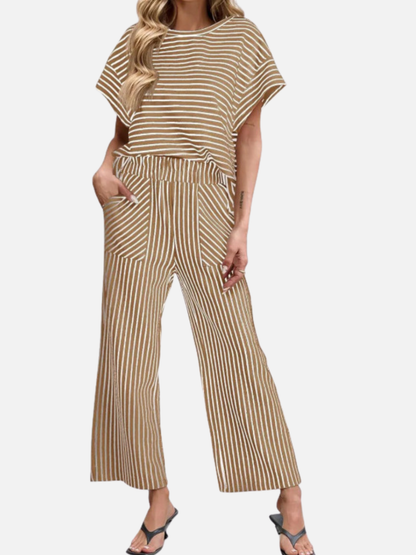 BROOKE COASTAL STRIPE SET