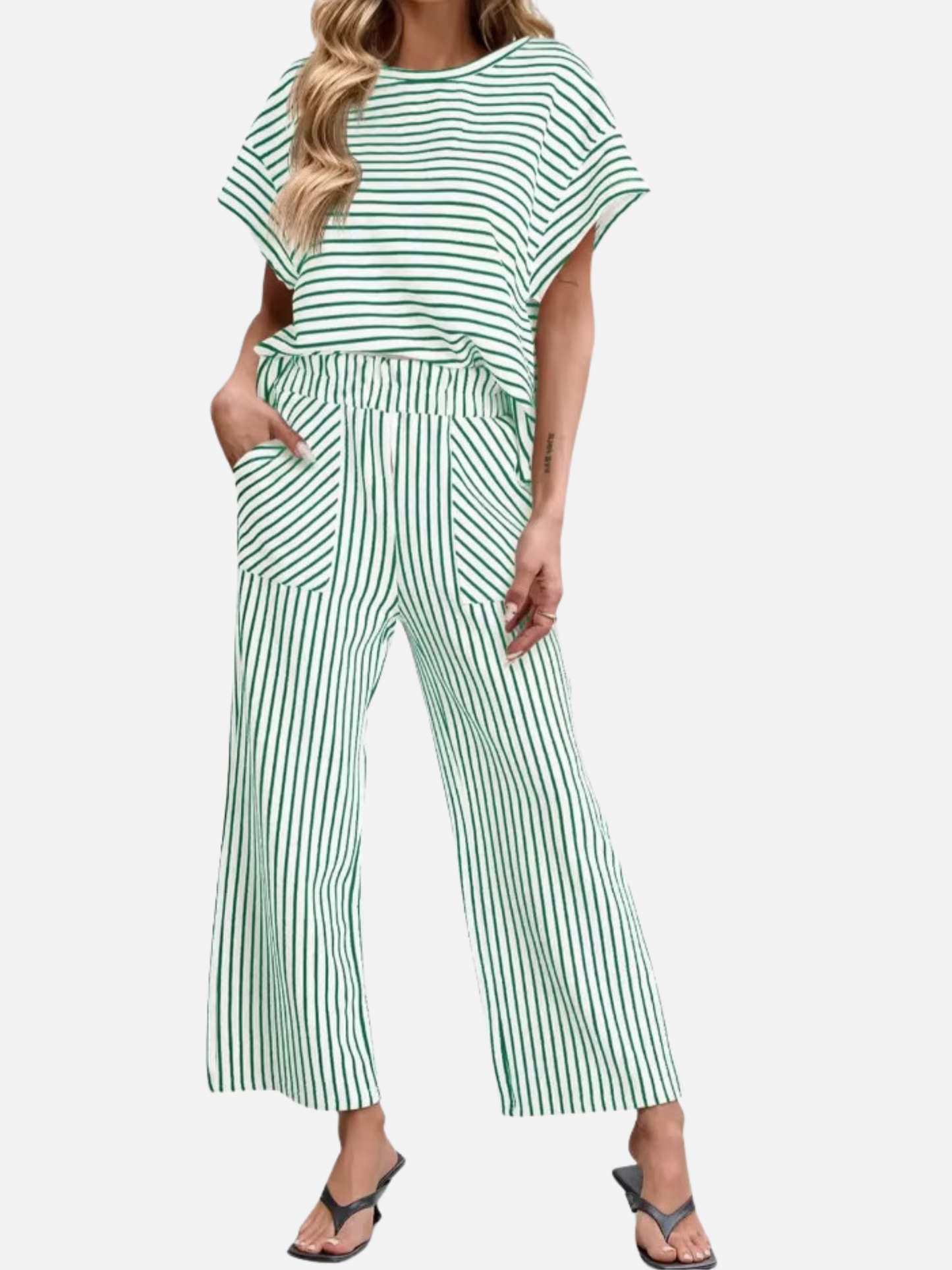 BROOKE COASTAL STRIPE SET
