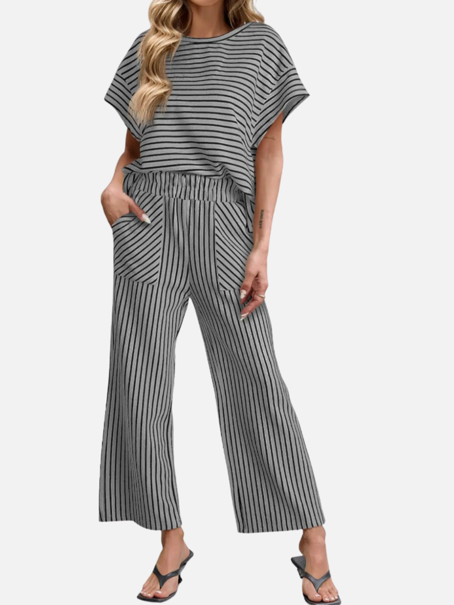 BROOKE COASTAL STRIPE SET