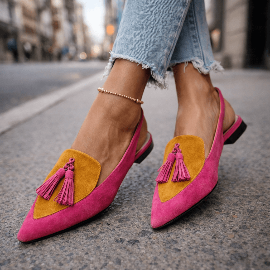 ELIZA TASSEL STRAP SANDALS