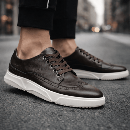 AUSTIN LEATHER TRAINERS