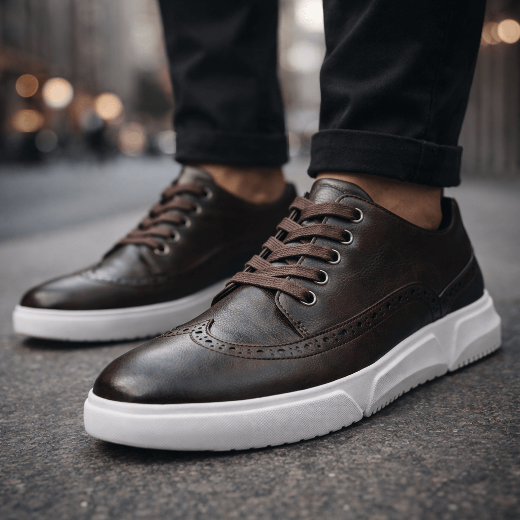 AUSTIN LEATHER TRAINERS