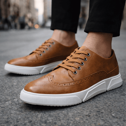 AUSTIN LEATHER TRAINERS