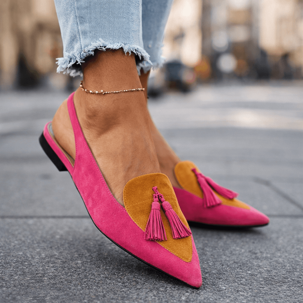 ELIZA TASSEL STRAP SANDALS