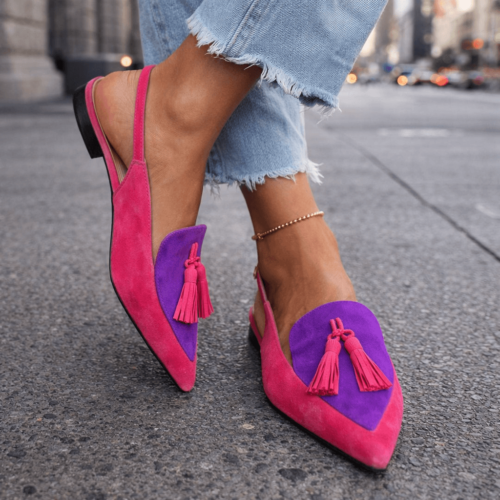 ELIZA TASSEL STRAP SANDALS
