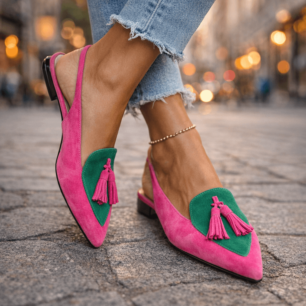 ELIZA TASSEL STRAP SANDALS
