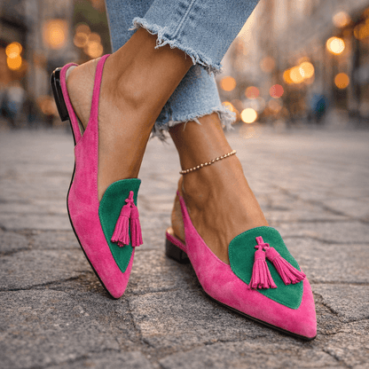 ELIZA TASSEL STRAP SANDALS