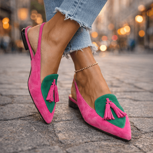 ELIZA TASSEL STRAP SANDALS