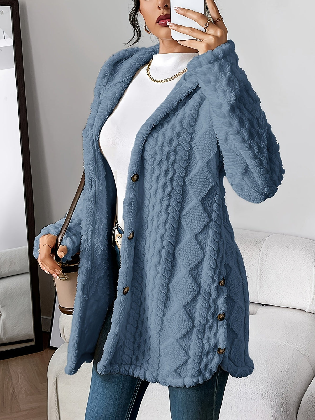 PLUSH Hooded Cardigan