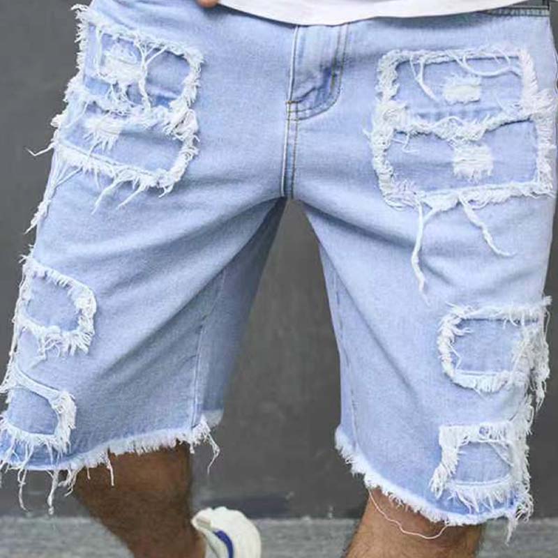 BECKETT DISTRESSED DENIM SHORTS