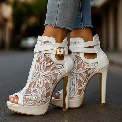 LILIANA™ ELEGANT LACE HEELS