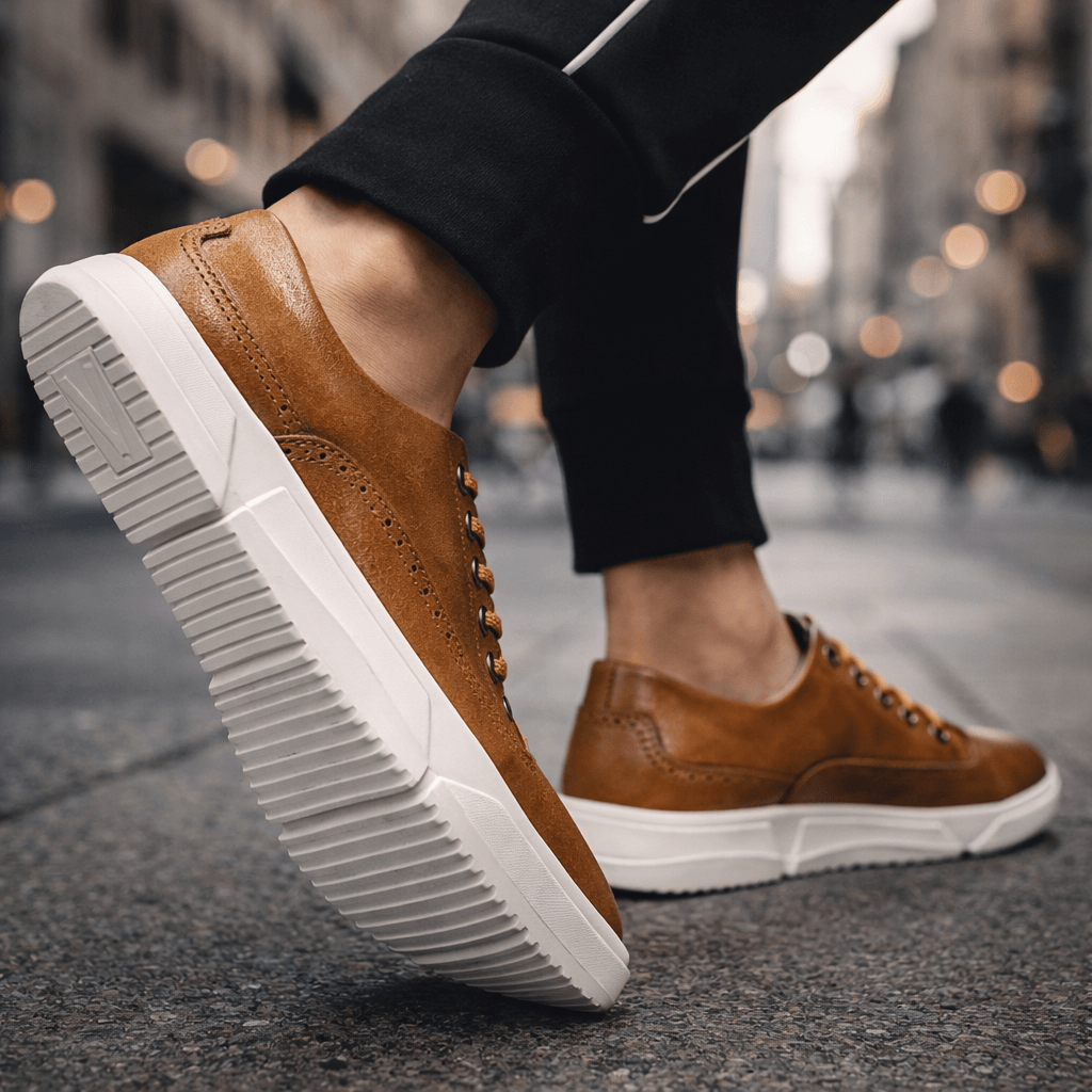 AUSTIN LEATHER TRAINERS