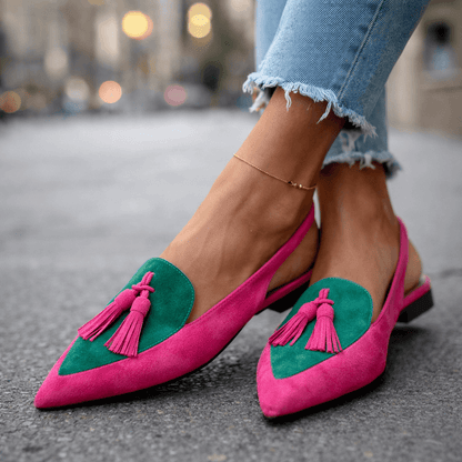 ELIZA TASSEL STRAP SANDALS