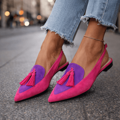 ELIZA TASSEL STRAP SANDALS