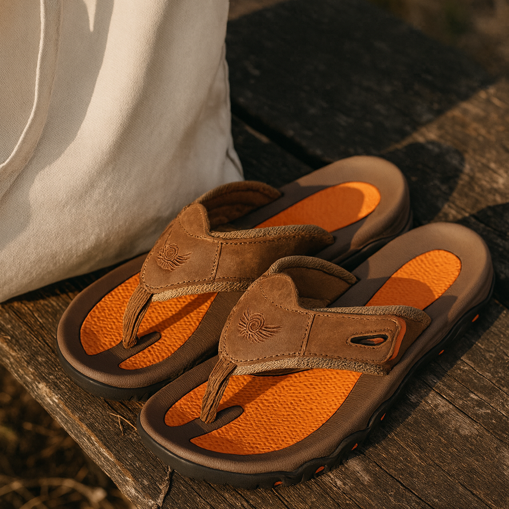 ALASTAIR LEATHER SANDALS