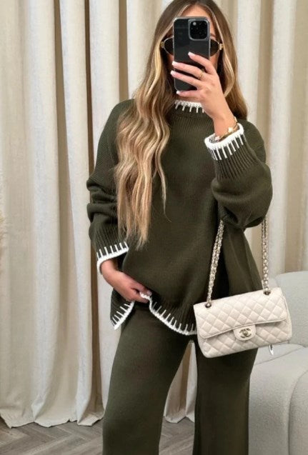 Knitted Two-piece Set