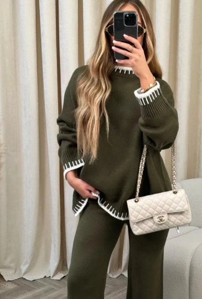 Knitted Two-piece Set